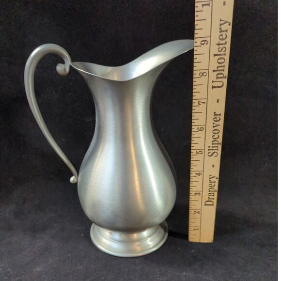32 oz Pewter Pitcher Farmhouse Colonial - Picture 2 of 7